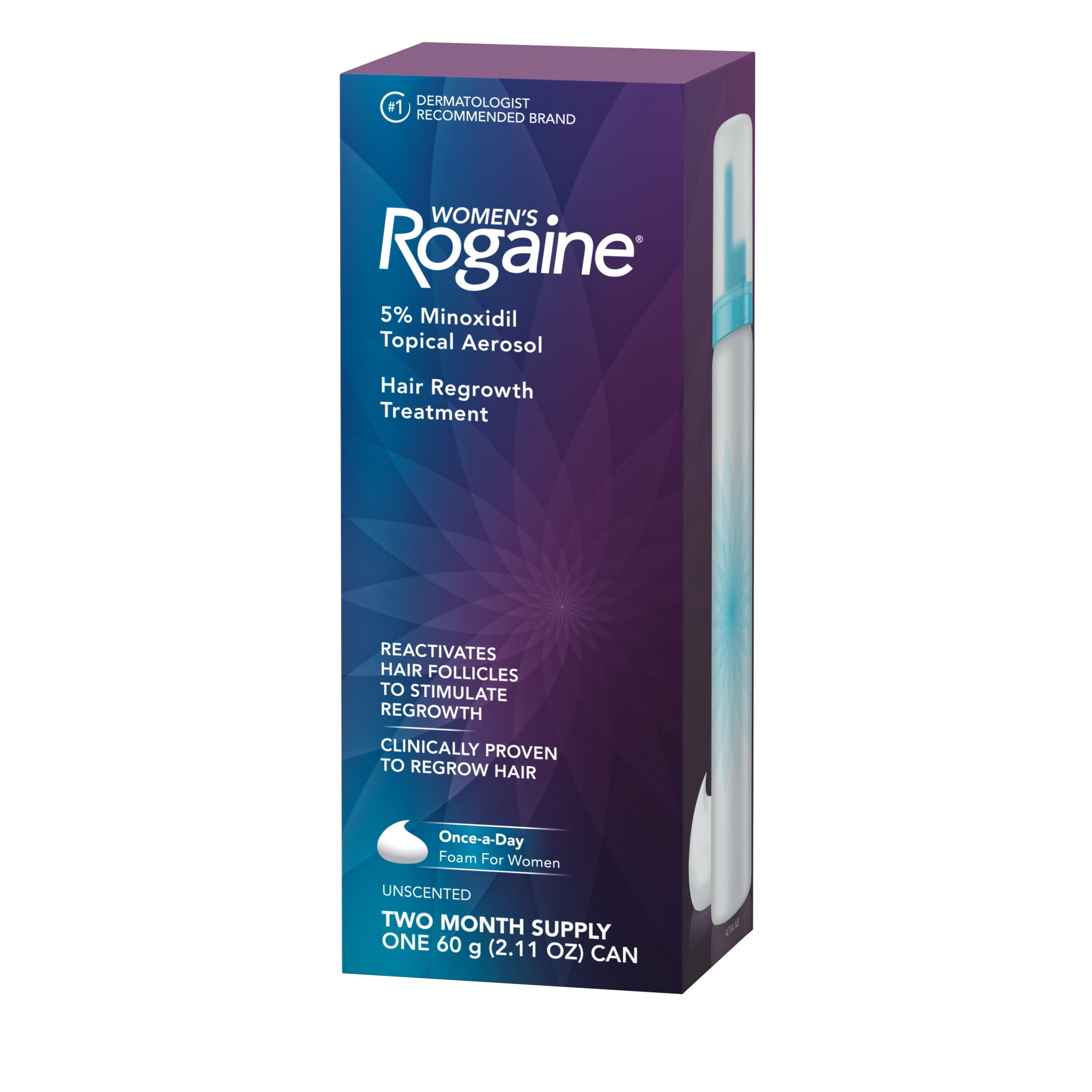 Rød dato side røveri Women's Rogaine 5% Minoxidil Foam for Hair Regrowth, 2-Month Supply -  Walmart.com