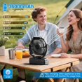 thumbnail image 2 of Ventilador para camping FRIZCOL FA-GY03 con batería de 36000 mAh, luz y control remoto, 2 of 6