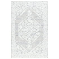 SAFAVIEH Ebony Adria Floral Area Rug, Ivory/Taupe, 5' x 8'