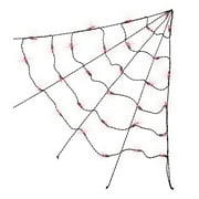 Purple Corner Web Light, 3ft, LED Minis, 30in x 30in, Halloween Indoor/Outdoor, by Way To Celebrate