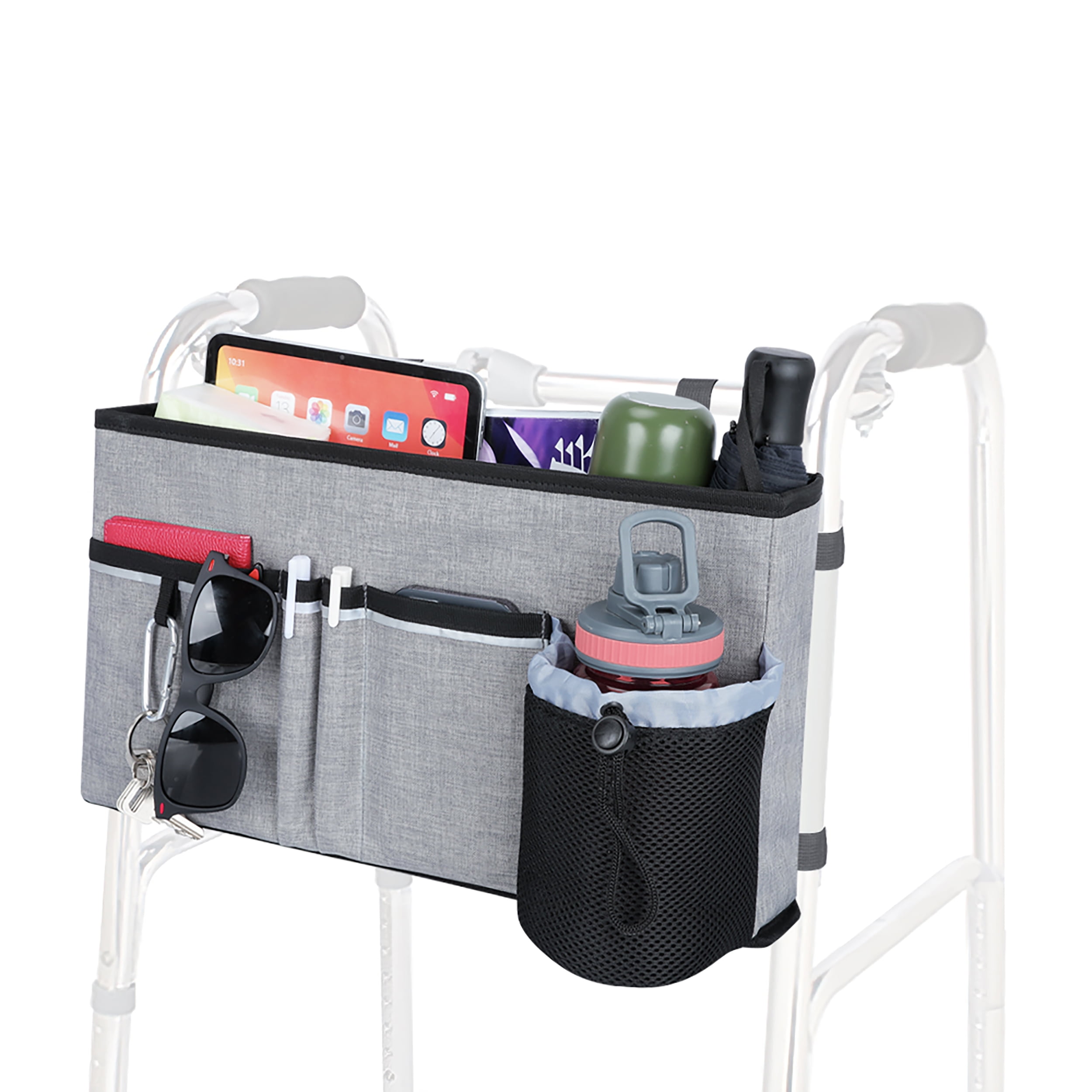 Mondo Medical Basket for Walker with Cup Holder Seniors Walker