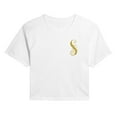 thumbnail image 2 of Wicked: Part 2 -  Shiz University - Juniors Cropped Short Sleeve Graphic T-Shirt, 2 of 5