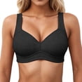 thumbnail image 1 of Brasier sin Varillas Mujer Tela de Mantequilla Sujetador Moldeador Cómodo sin Costuras con Soporte de Elevación Ajustable Sujetador Tipo Camiseta Inalámbrico para Uso Diario Mediana, 1 of 7