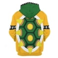 thumbnail image 2 of Mario Luigi Peach Bowser Donkey Kong Costume Adults Unisex Hoodies Sweatshirts Super Brothers Movie Hooded Pullover Cosplay Costumes, 2 of 3