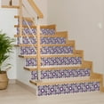 thumbnail image 5 of Mi Alma Purple Pink Retro Flower Peel & Stick Tiles - Vinyl Backsplash 8x8, 5 of 12