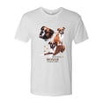 thumbnail image 2 of Wild Bobby, If It's Not a Boxer It's Just a Dog Gift | Mens Dog Lover Premium Tri Blend T-Shirt, Heather White, Small, 2 of 3