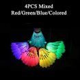 thumbnail image 1 of 4pcs Lighting Badminton Dark Night Colorful LED Lighting Sport Badminton Light Spot Shuttlecock Accessory Red/Green/Blue/Colored 4pcs Mixed, 1 of 6