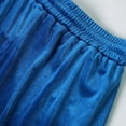 thumbnail image 6 of zaveiop Womens High Waisted Sweatpants Flare Leg Lounge Pants Drawstring Waist Velour Pants Pajama Pants with Pockets (Dark Blue, S), 6 of 9