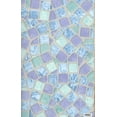 thumbnail image 3 of Dundee Deco Peel and Stick Self Adhesive Wallpaper - Abstract Printed Mauve, Blue, Green Mosaic , 18 ft x 18 in, 3 of 4