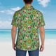 thumbnail image 4 of Fotbe Vintage Sugar Skull Camisa Hawaiana para Hombre Unisex – Camisa Casual de Verano con Botones de Manga Corta de Algodón y Lino,Large, 4 of 7