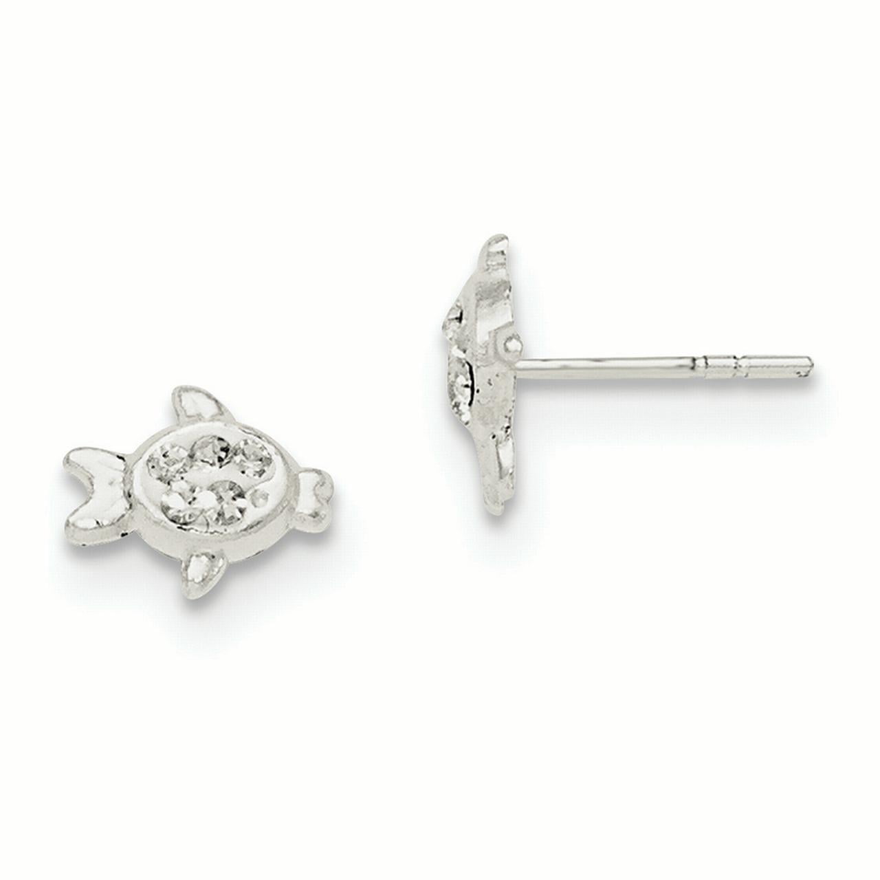Details about   .925 Sterling Silver 9 MM Children's Enameled Happy Face Stud Earrings MSRP $44 
