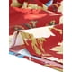 thumbnail image 5 of Pantalones cortos de verano Allegra K con cintura alta Rojo-Floral M, 5 of 5