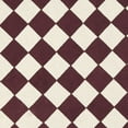 thumbnail image 3 of SAFAVIEH Chelsea Marilou Checkered Wool Area Rug, Burgundy/Ivory, 3'9" x 5'9", 3 of 4