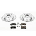 thumbnail image 3 of PowerStop Rear Z23 Evolution Sport Carbon-Fiber Ceramic Brake Pad and Drilled & Slotted Rotor Kit Fits: MITSUBISHI Select Models K5260, 3 of 10