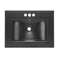thumbnail image 5 of Swiss Madison SM-VT324-3MB Matte Black Ceramic 24" Drop-in Sink, 5 of 7