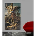 thumbnail image 2 of Wallhogs Sanzio St. Michael Overwhelming The Demon (1518) Wall Mural, 2 of 2