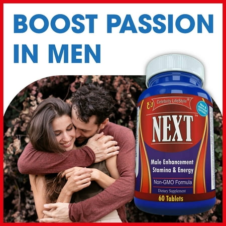 Next Male Testosterone Booster Pills with Horny Goat Weed 60 Capsules by Aai Brand