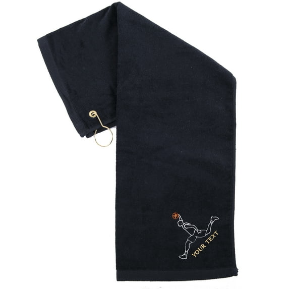 Custom Basketball Towels, Sports Towels, Personalized Basketball Towels for Teams - Shooting
