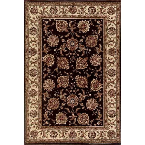 Oriental Weavers Ariana Area Rug 117D3 Brown Global Vines 8' x 8' Square