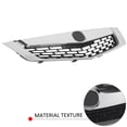 thumbnail image 3 of Kojem Front Bumper Upper Grille Chrome Replacement Mesh Grill for 2009 2010  ACURA TSX, 3 of 12