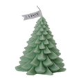 thumbnail image 2 of Vela de cera perfumada con forma de árbol de Navidad 3D, decoración para el hogar, regalos de cumpleaños Verde claro, 2 of 9