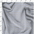 thumbnail image 3 of Soimoi Tissu en Voile de Coton Bleu Imprimé Cheval de Course Animal 1 Yard 56 Pouces de Large, 3 of 6