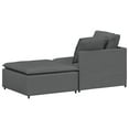 thumbnail image 5 of vidaXL Modular Sofa with Footstool&Cushions Fabric Dark Grey, 5 of 5