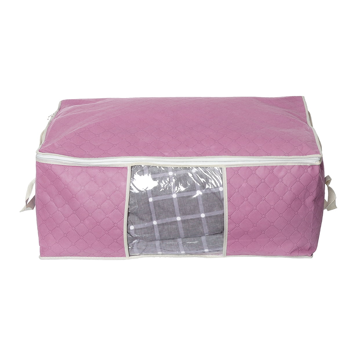 26Gal Large Capacity Clothes Storage Bag Organizer with Reinforced