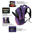 thumbnail image 5 of FORMRS Unisex Backpack Elementary School Travel Bookbag with Reflective Stripes, Gradient Love, 5 of 7
