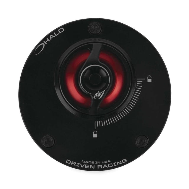 Driven Racing Bouchon de Carburant Halo - Rouge/taille Unique