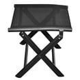 thumbnail image 4 of vidaXL Folding Footstool Black Aluminum and Textilene, 4 of 5