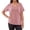 Red, variant on Women's Post T Shirt Round Neck Button Front Casual Comfort Pure Color Top For All Seasons With Easy Care Athletic Long Sleeve Shirt Women Fitted Workout Tee Shirts Women Women Summer(Red,L)