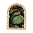 thumbnail image 1 of DesignOvation Domingo Arch 5" x 7" Gold Rope Tabletop Picture Frame, 1 of 10