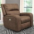 thumbnail image 2 of Bowery Hill Contemporary Fabric Power Recliner in Kahlua Brown, 2 of 2