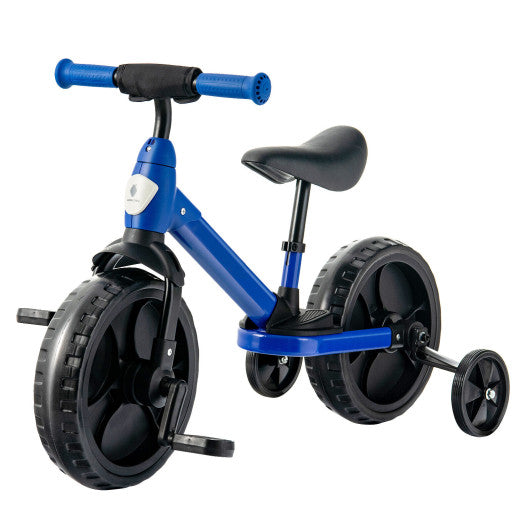 4-in-1 Kids Training Bike Toddler Tricycle with Training Wheels and ...