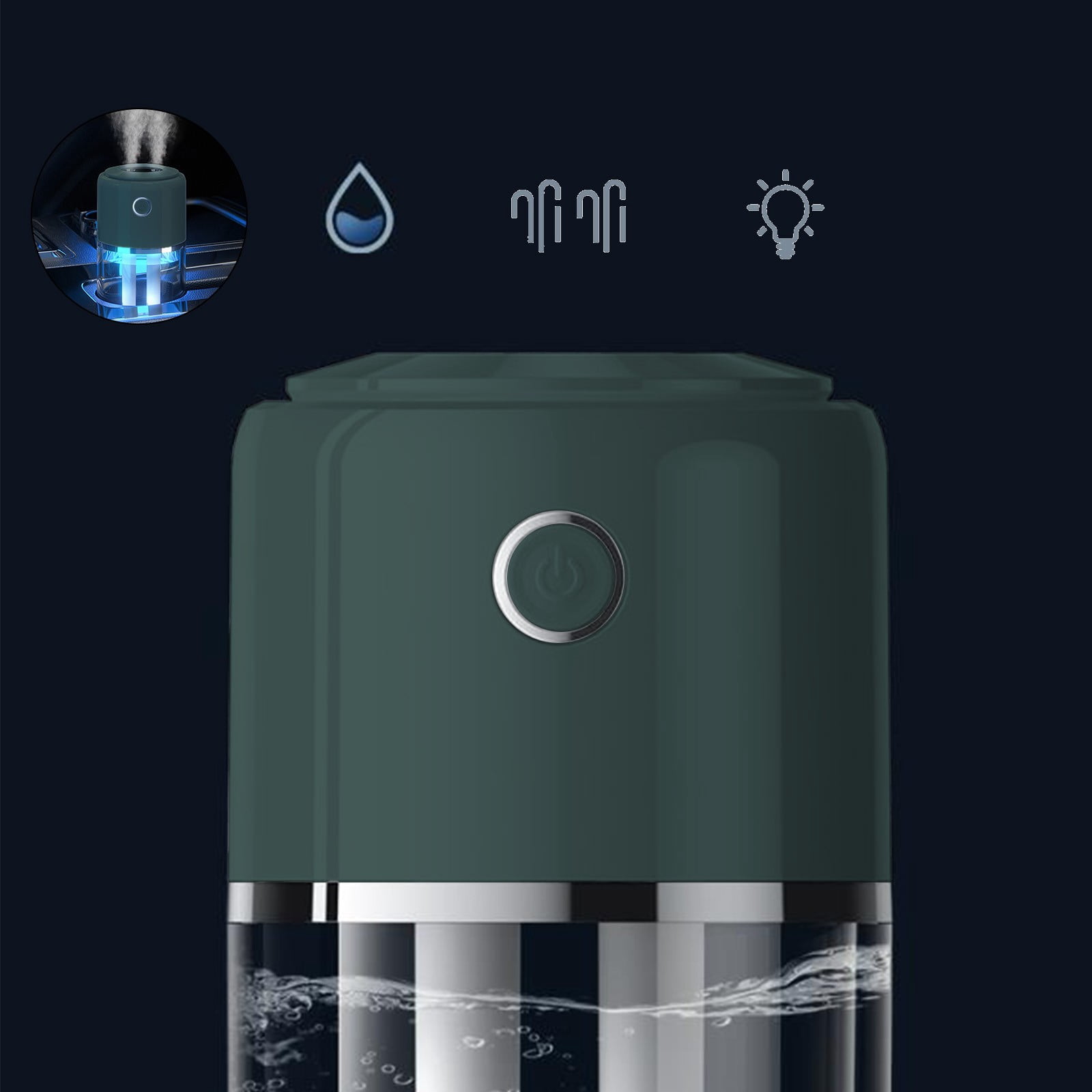 Humidifiers for Bedroom Portable Humidifiers For Bedroom, Cool Mist Humidifiers For Home Baby Nursery & Plants, Quiet Top Humidifier Lasts Up To6 Hours, Auto Shut-Off
