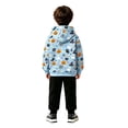 thumbnail image 7 of Zylarhe Kids Halloween Tops Hoodie with Front Pocket for Boys Cozy Sweatshirt Seasonal Comfort Light Blue 13-14 Years, 7 of 7