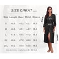thumbnail image 4 of JWD Womens Robe Long Knit Bathrobe Lightweight Soft Robes Ladies Bath Robe, 4 of 8