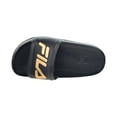 thumbnail image 5 of Fila Sleek LT Kids' Slide Sandals Black-Metallic Gold 3sm00001-040, 5 of 6