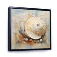 thumbnail image 2 of Designart "modern Seashell Treasures I" Animals Floater Framed Wall Decor, 2 of 7