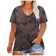 thumbnail image 1 of Camisetas de Manga Corta para Mujeres, Camiseta de Cuello Redondo con Impresión Casual Top Hecha de Poliéster Cómodo para Todo el Uso Diario de Temporada, Camisetas para Mujeres Casual, 1 of 2