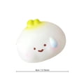 thumbnail image 3 of 3Pcs Cute Sweating Garlic Stress Ball, Usloyux Stress ReliefToys, Cute Sweating Garlic Fidget Ball, Kawaii SensoryToyFor AdultsKidsAnxiety Relief, Slow-Rising Foam SqueezeToyFor Office Desk Home Car, 3 of 9