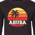 thumbnail image 4 of Inktastic Aruba Vacation Long Sleeve Youth T-Shirt, 4 of 5