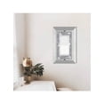 thumbnail image 3 of 2 Pcs Outlet Covers Shiny Silver Rhinestones Wall Plate 1 Gang Toggle Light Switch Cover Decorative Durable Switch Covers, 3 of 4