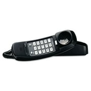 Angle View: AT&T Vtech Communications 210 Trimline Telephone, Black