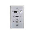 thumbnail image 2 of Single Gang Wp HDMI VGA 3.5mm, 2 of 4
