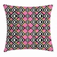 thumbnail image 1 of Geometric Throw Pillow Cushion Cover, Opposing Concept of Vertically Aligned Mutually Complementary Zigzag Pattern, Decorative Square Accent Pillow Case, 24 X 24 Inches, Multicolor, by Ambesonne, 1 of 2