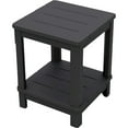 thumbnail image 2 of Adams Keter Graphite 16 In. Square Resin Deluxe Side Table 259974, 2 of 2