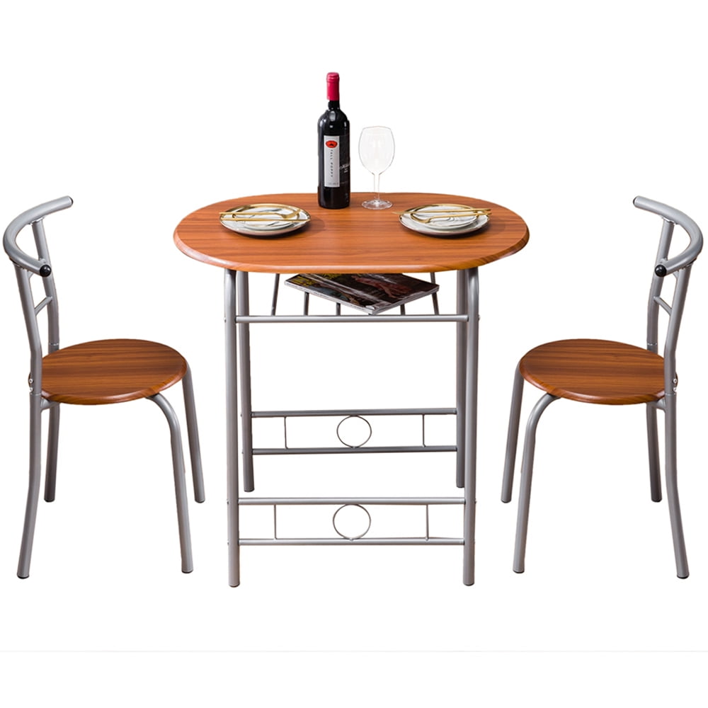 Buy Small Dining Table Sets for 2, Brown Kitchen Dining Table and 2