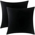 thumbnail image 1 of Cterwk - Juego de 2 fundas de cojín decorativas de terciopelo, suaves y cuadradas, para sala de estar, dormitorio y oficina, 55,8 x 55,8 cm, 1 of 8